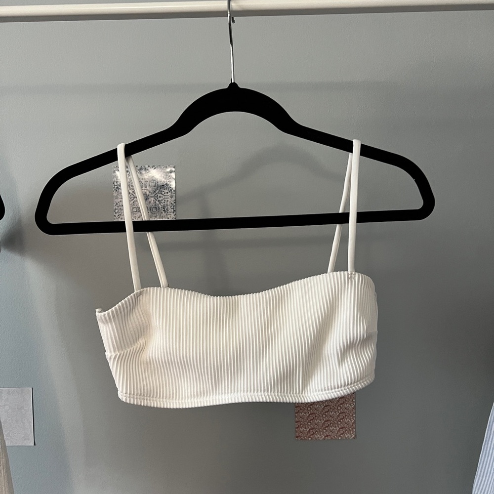 White bikini top